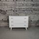 Commode vintage blanche