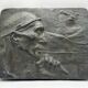 Plaster bas-relief "The Miner" by Constantin Meunier