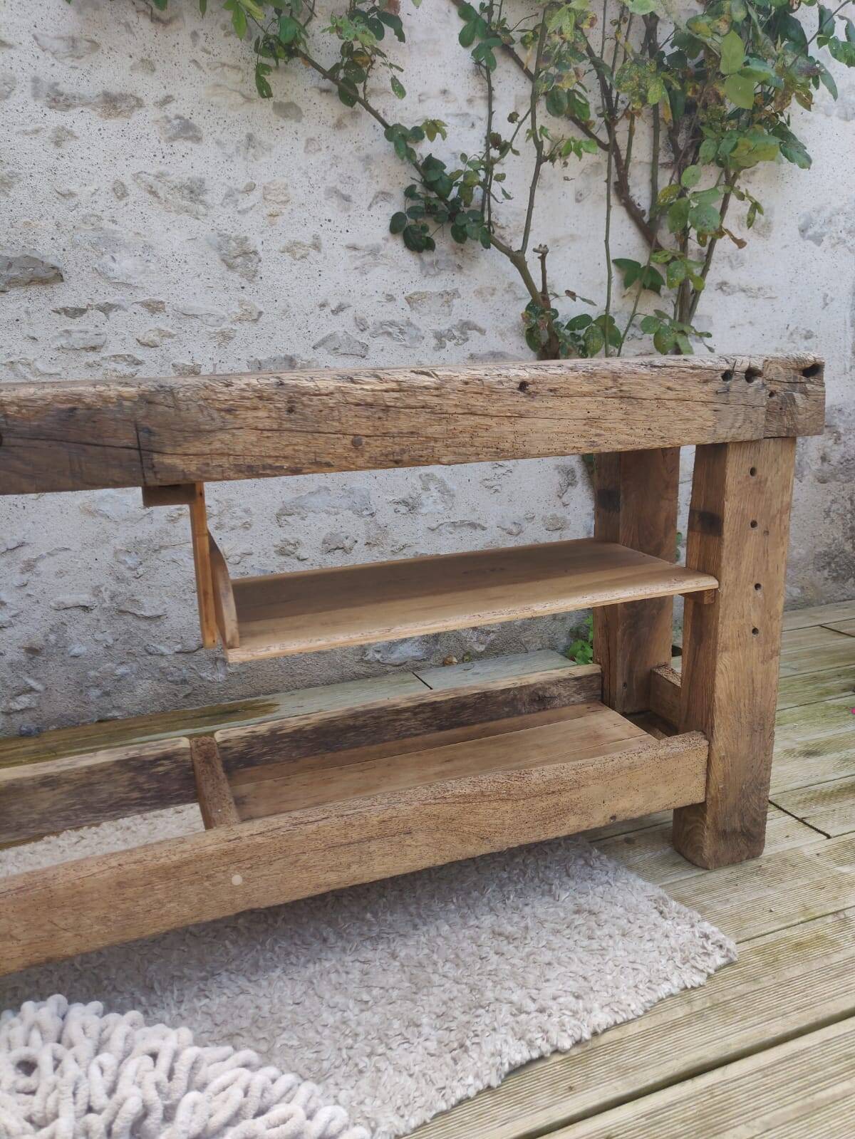 Oak workbench