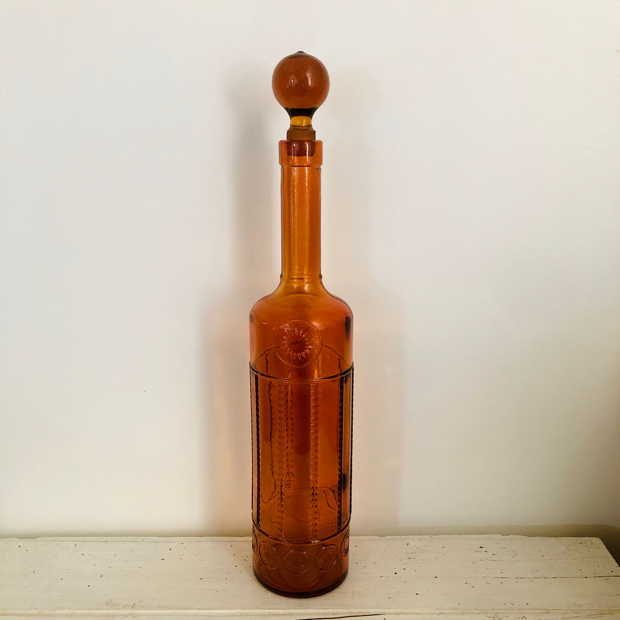 Bouteille ambrée