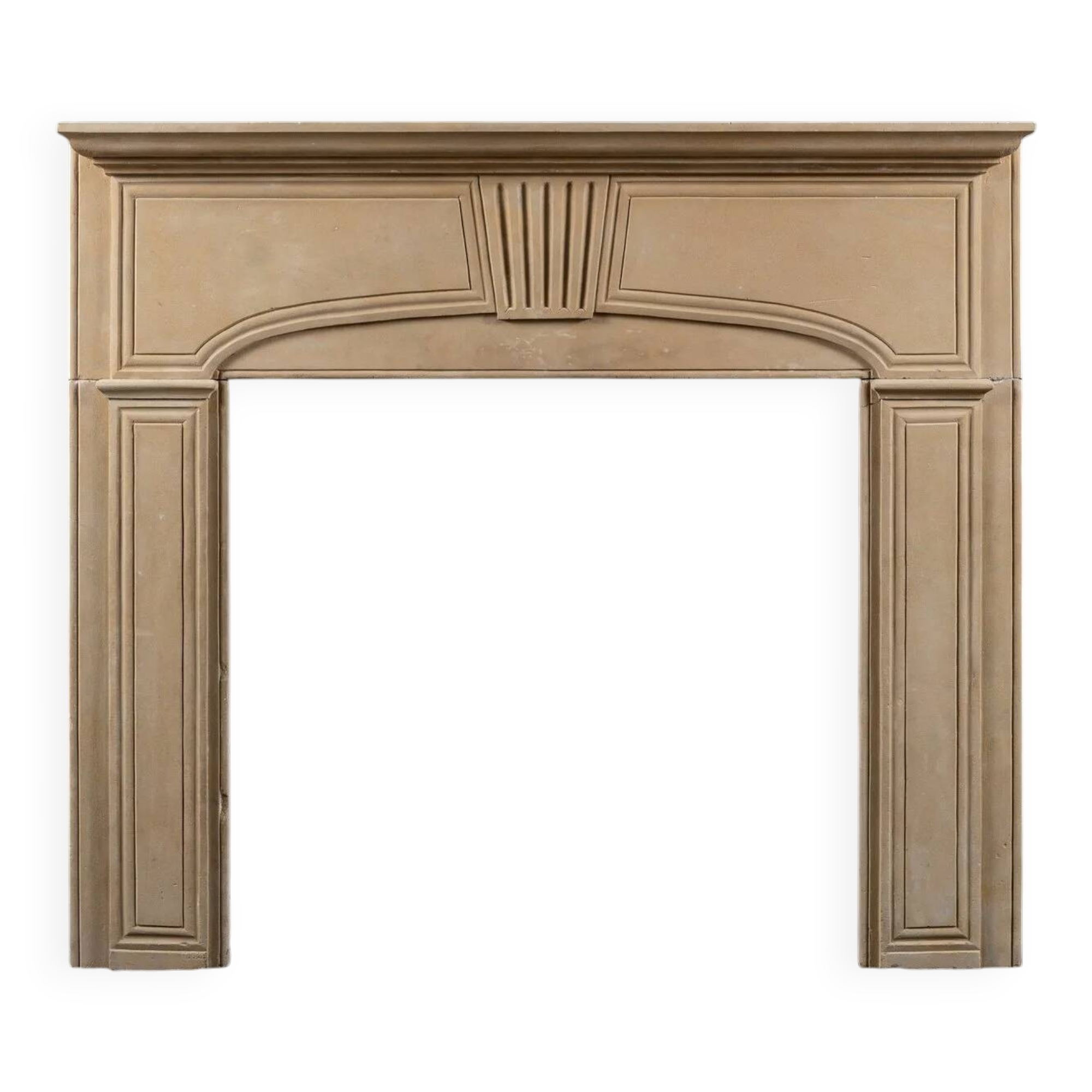 English George I/Queen Anne Eighteenth Century Stone Fireplace Surround