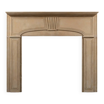 English George I/Queen Anne Eighteenth Century Stone Fireplace Surround