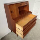 Danish teak secretary from the 60s