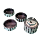 Table lighter with ashtrays by Koei Unitron Piezo 1970s