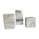 Trio Of marble candle holders from the 70s