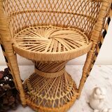 Miniature Emmanuelle rattan chair