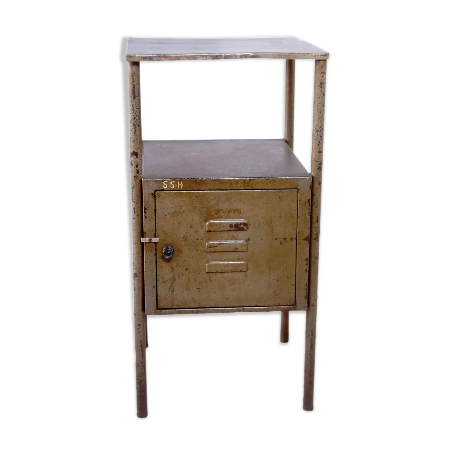 Night table - metal hospital bedside