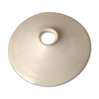 White opaline lampshade for suspension