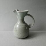 Light blue stoneware pitcher from the 70s, Versailles
