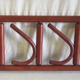 Wooden wall-mounted coat rack - late 20th century