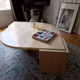 Table basse en marbre Roche Bobois 70's