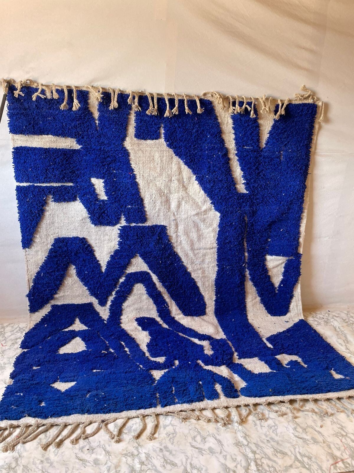 New Berber rug never used.