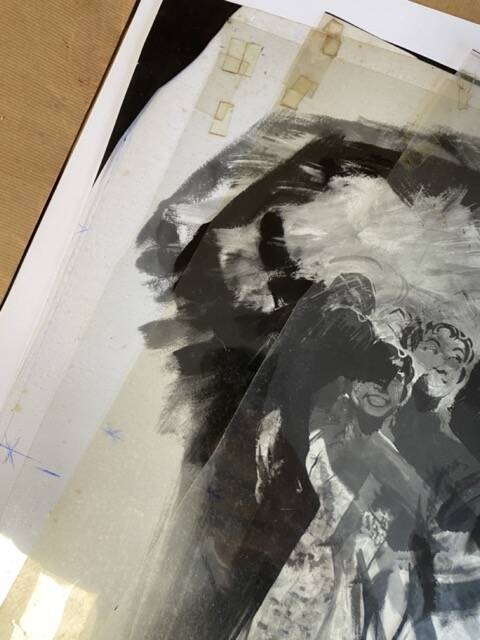 Original gouache of the poster "Paris, My Loves" by Joséphine Baker, 1959 • ART