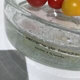 Vacuum pocket blown glass bubbled glassware Bendor