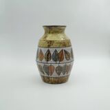 Baluster vase in earthenware by Jean-Claude Malarmey from Vallauris.