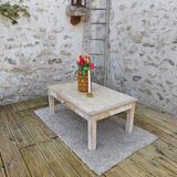 Table basse campagne patinée
