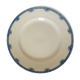 Round dish of Longwy model Athens porcelain