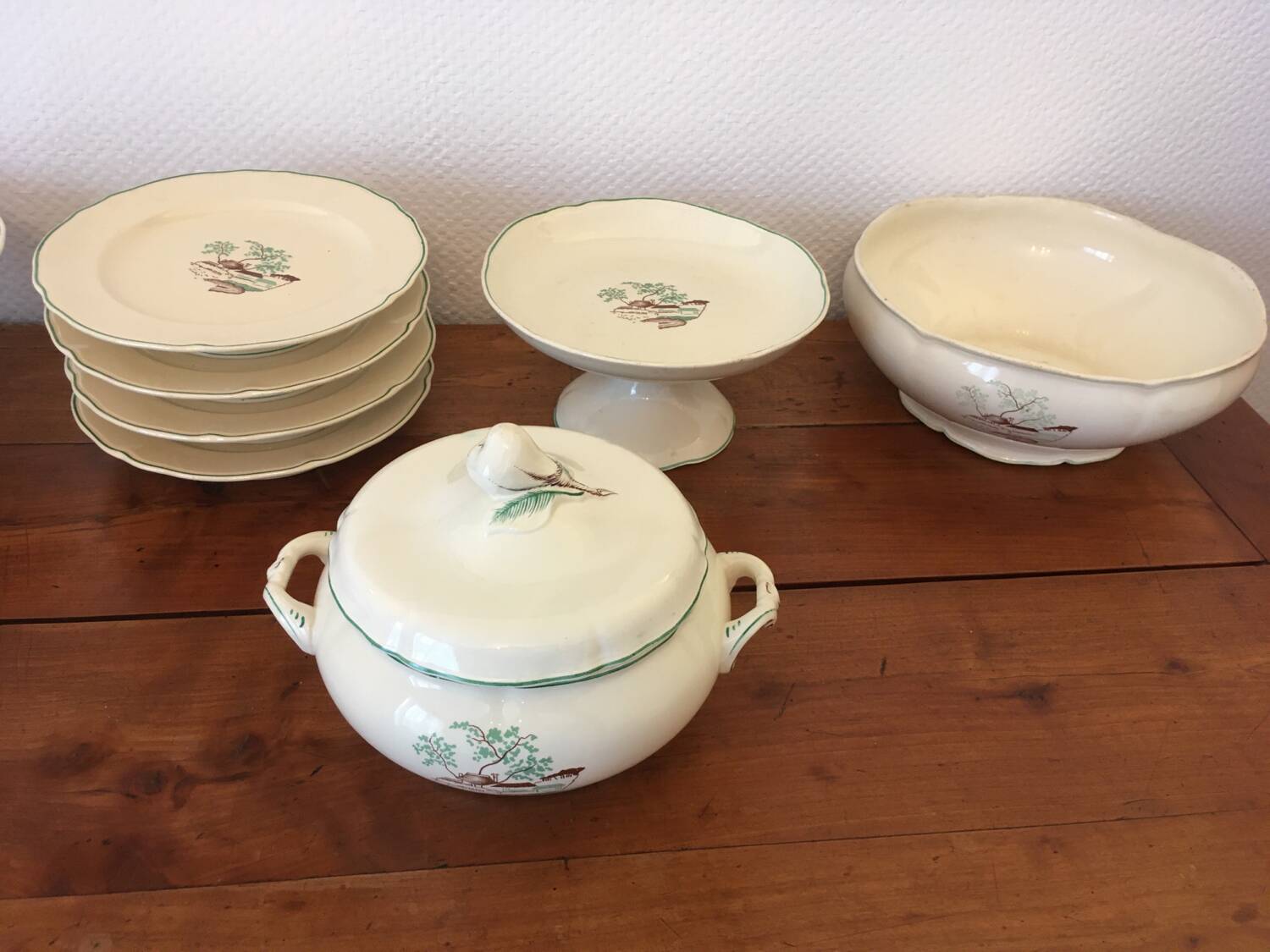 Old Luce Paris earthenware service