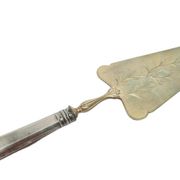 Pelle à gâteau en argent plaqué, années 1900