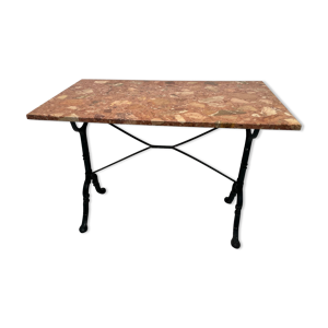 Table bistrot marbre