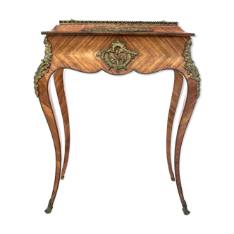 Table with jewelery storage, France, 1900.