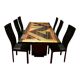 Maurice Villency GC Colombo Italia black lacquer high-gloss dining set