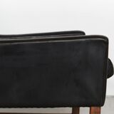 Fauteuil à oreilles et repose-pieds vintage par Rudolf Glatzel pour Kill In