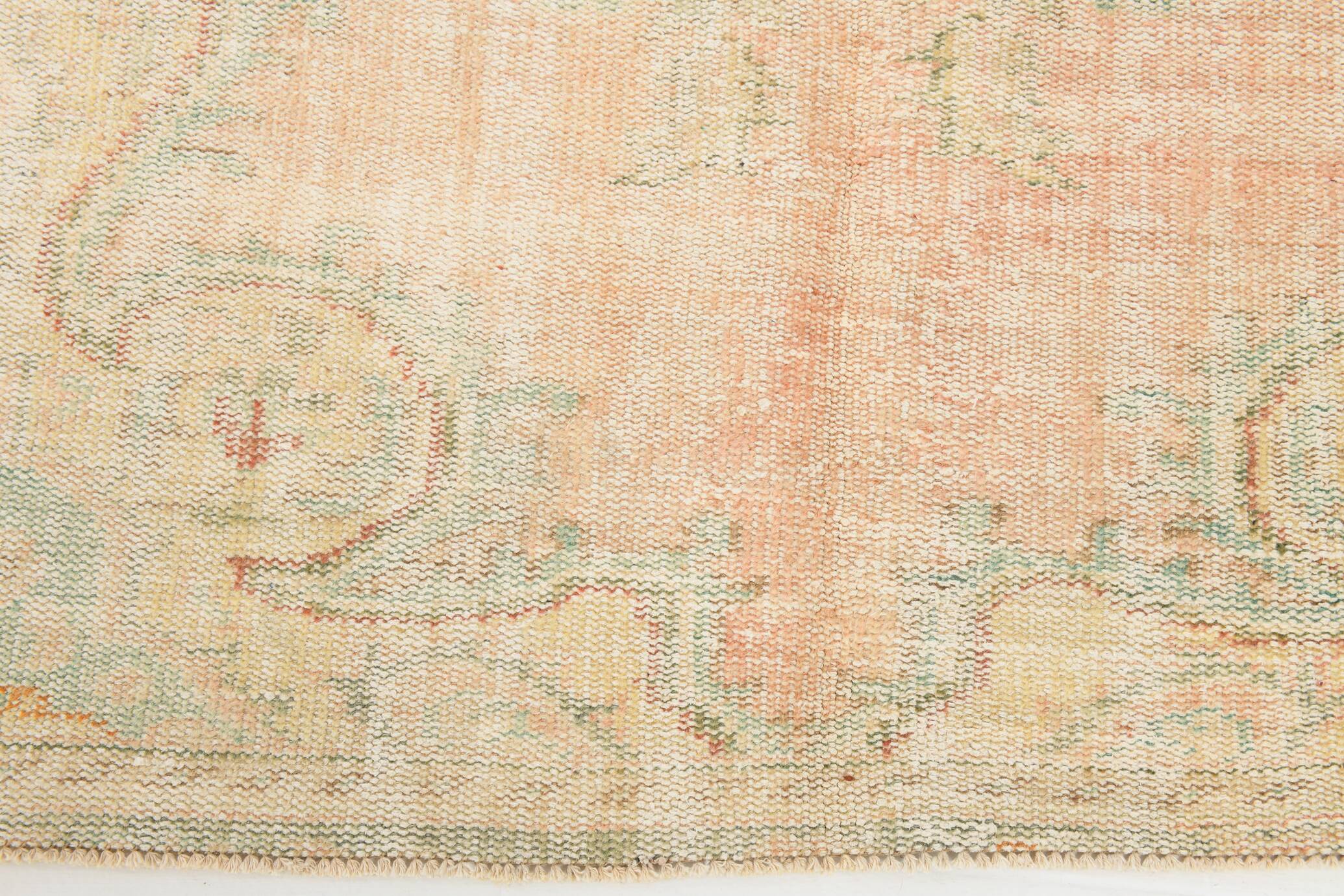 6x9 Tan Beige Classic Vintage Rug, 181x276