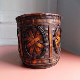 Rattan plant pot