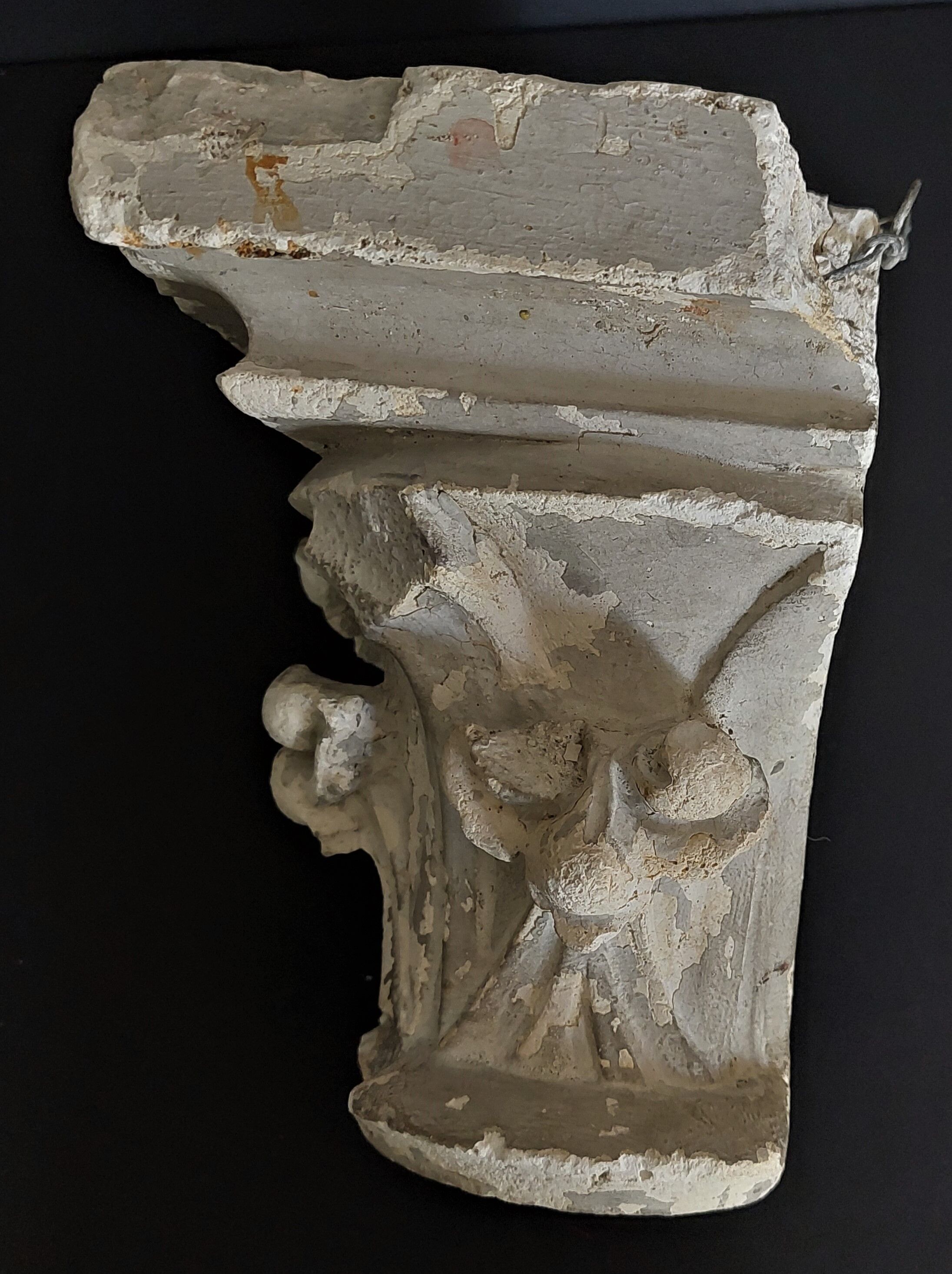 Architectural element plaster capital nineteenth century
