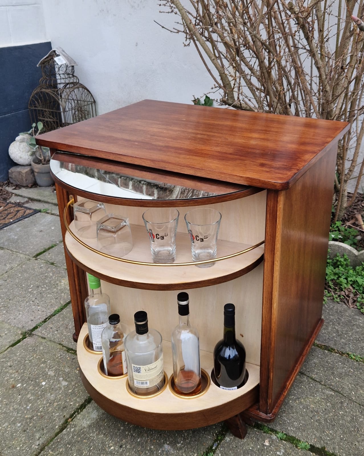 Swivel bar cabinet 1960