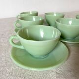 New Duralex opaline cups, 50s-60s