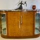 Art Deco period sideboard in precious wood veneer, Loupe d'Amboine