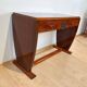 Art Deco Console Table in Thuja Roots, Birch and Silver-Plate, France, 1925