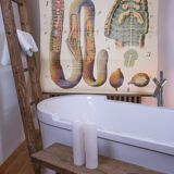 Displays the beginning of the 20th century vintage Paul Pfurtscheller "worm"