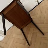 Table d’appoint en palissandre table de chevet fleurie