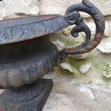 Pair of cast iron medicis