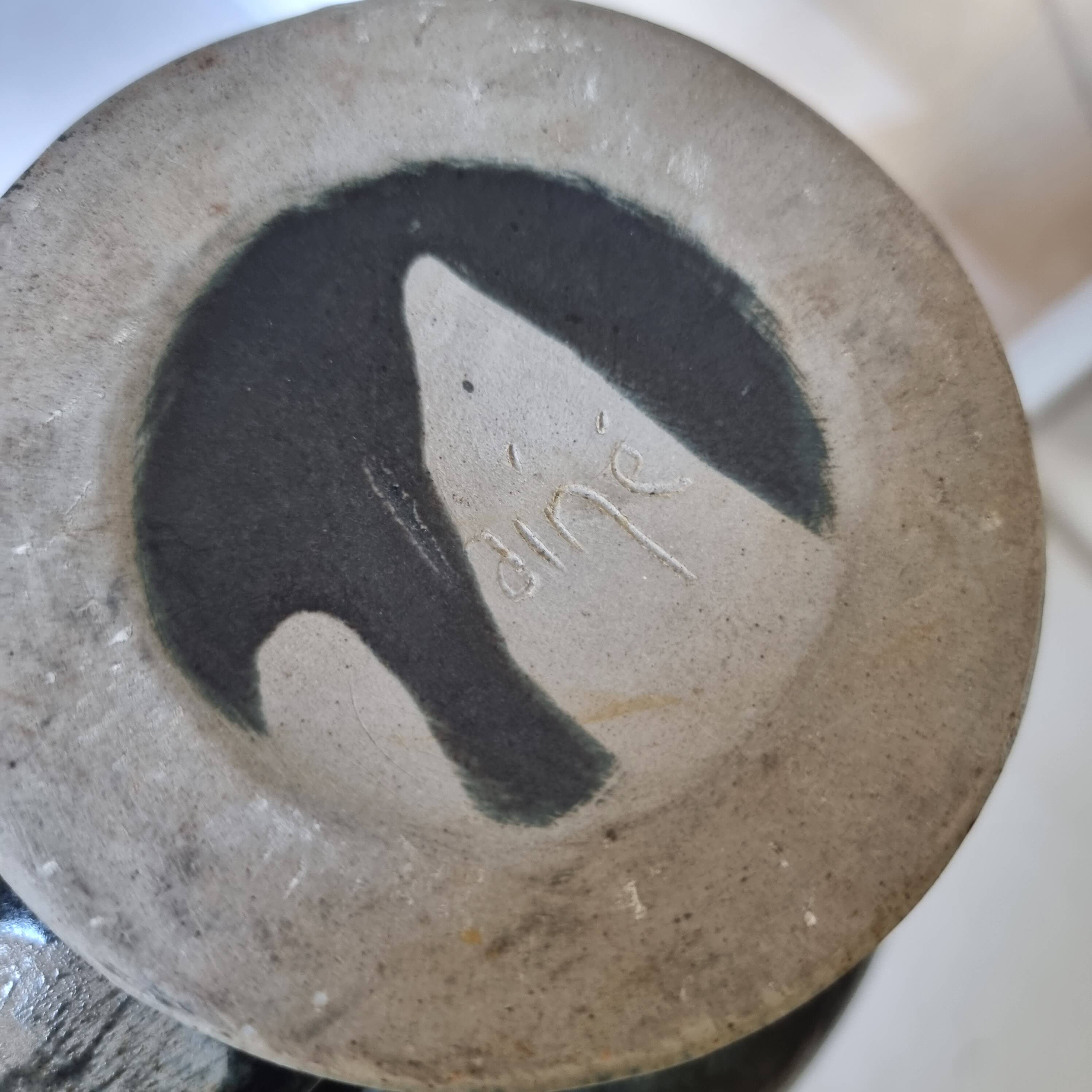 Avant-garde French ceramic pitcher from the 1960s - A simple design