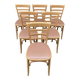 Set of 6 Brasserie bistro chairs bentwood bistro chair shabby chic baumann