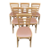 Set of 6 Brasserie bistro chairs bentwood bistro chair shabby chic baumann