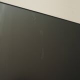 Mirror in mahogany frame, Italian design, 1970s, production: Italy