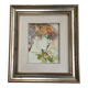 Old painting portrait of a young woman