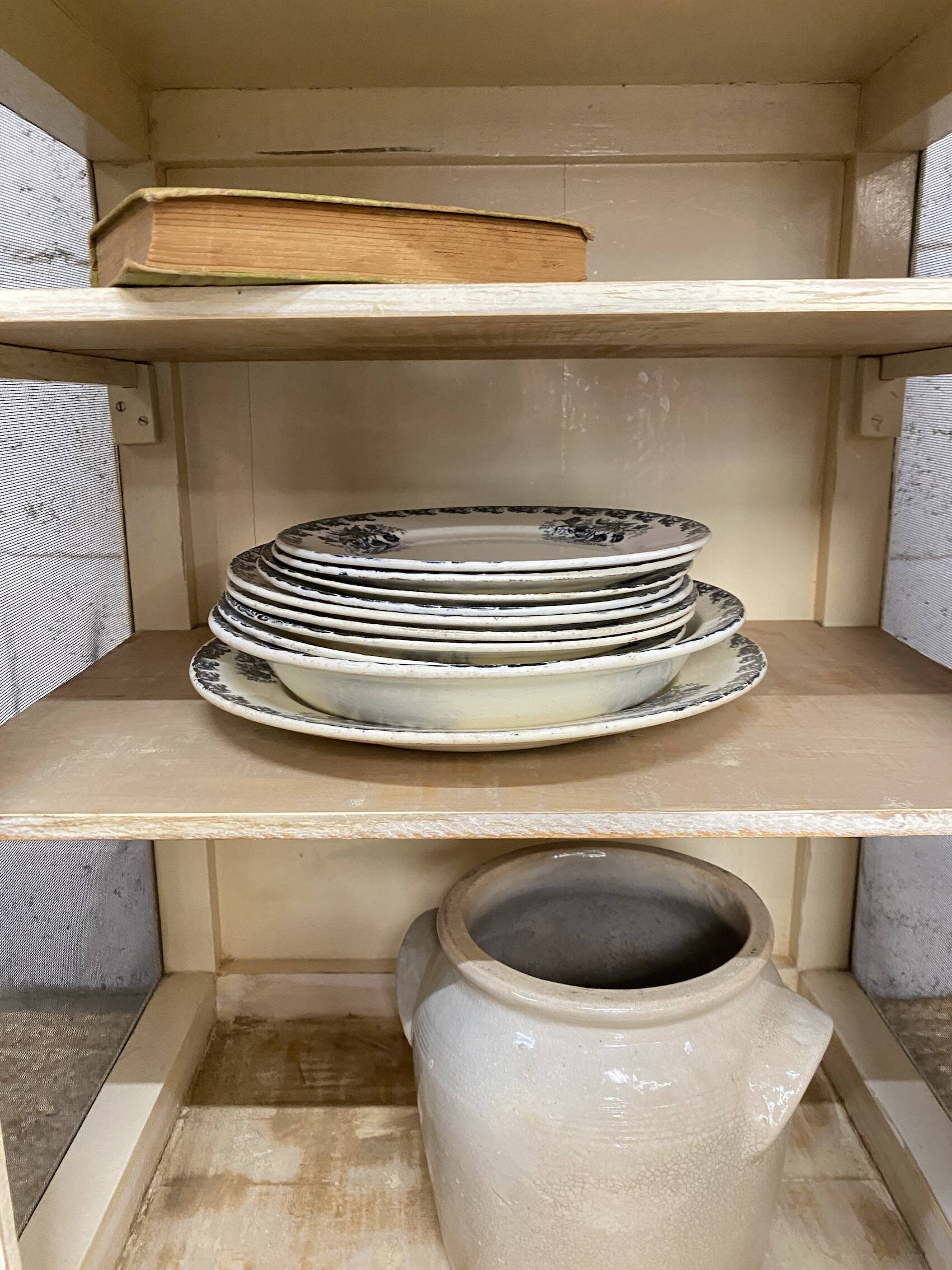 Old patinated pantry