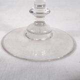 Set of 4 wine glasses tasting glasses in cut blown glass NINETEENTH CENTURY