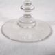 Set of 4 wine glasses tasting glasses in cut blown glass NINETEENTH CENTURY