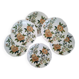 Soup Plates in Sologne Porcelain, France