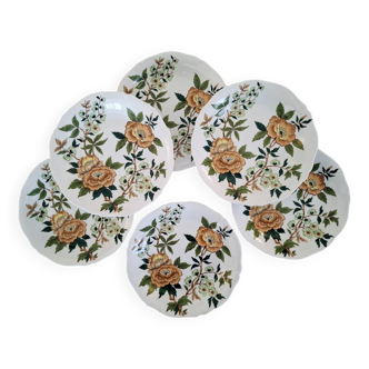 Soup Plates in Sologne Porcelain, France
