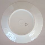 Vintage Vista Alegre 4 Dessert Porcelain Plates Hand Painted with Pink Rose