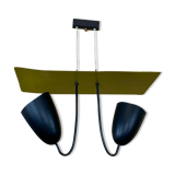 50s 60s stilnovo lamp light bauhaus mid century sheet metal design 60s 50s