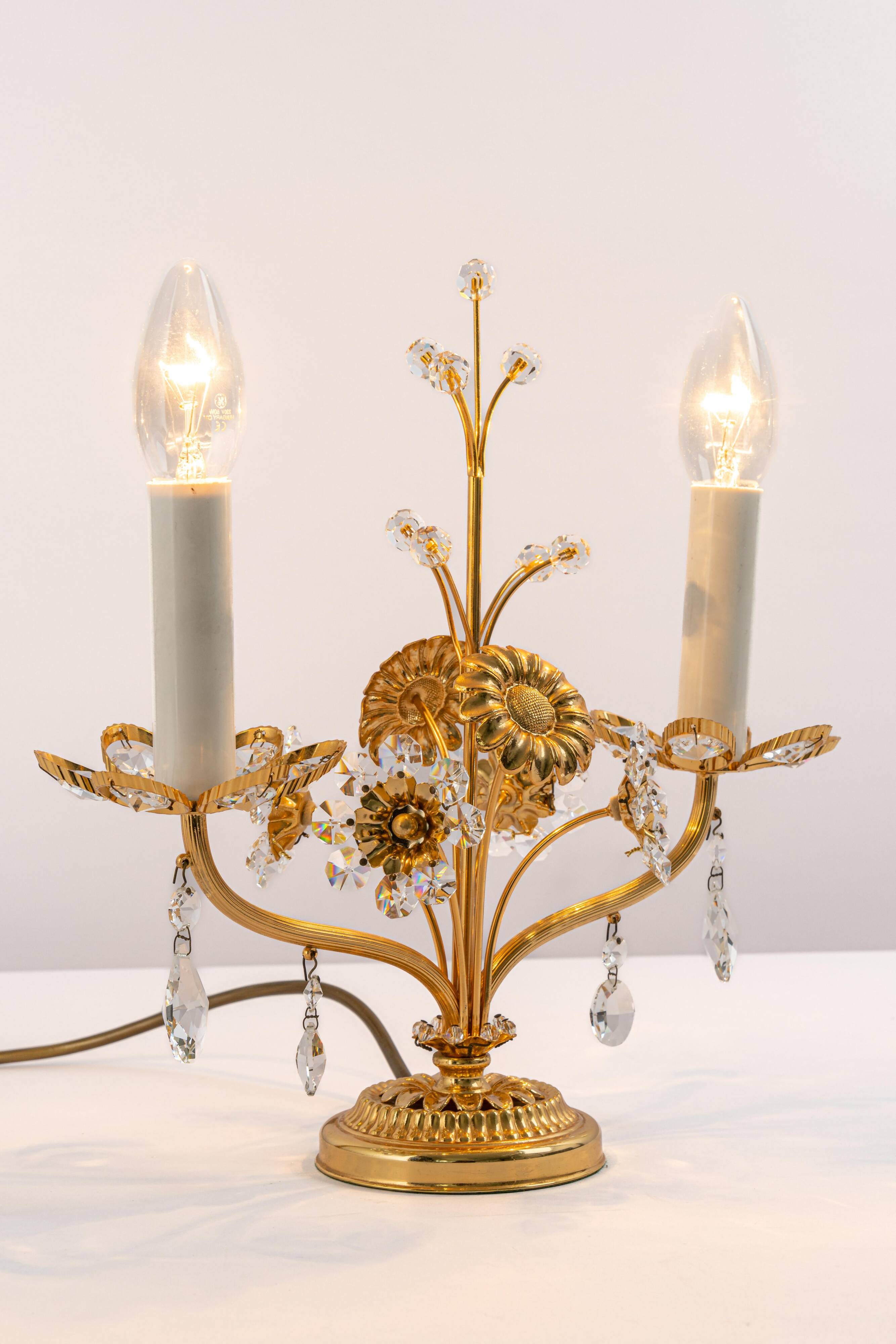 Beautiful small table lamp by Palwa, Germany, 1970s.